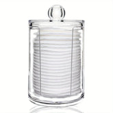 Clear Acrylic Cotton Swab Ball Pad Holder Organizer