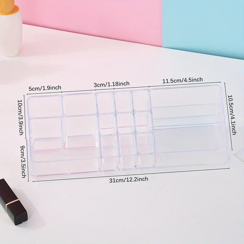 Clear Acrylic Makeup Organizer Storage Box
