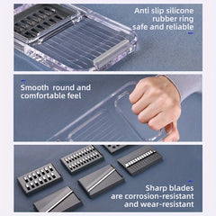 Clear Acrylic Mandoline Slicer Vegetable Cutter