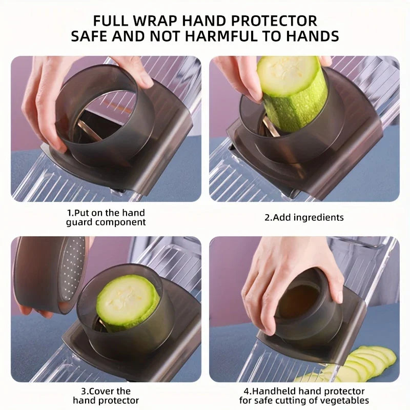 Clear Acrylic Mandoline Slicer Vegetable Cutter