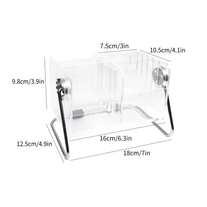 Clear Acrylic Remote Control Holder Organizer