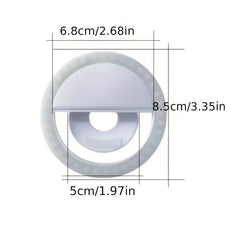 Clip-On Selfie Ring Light for Phone