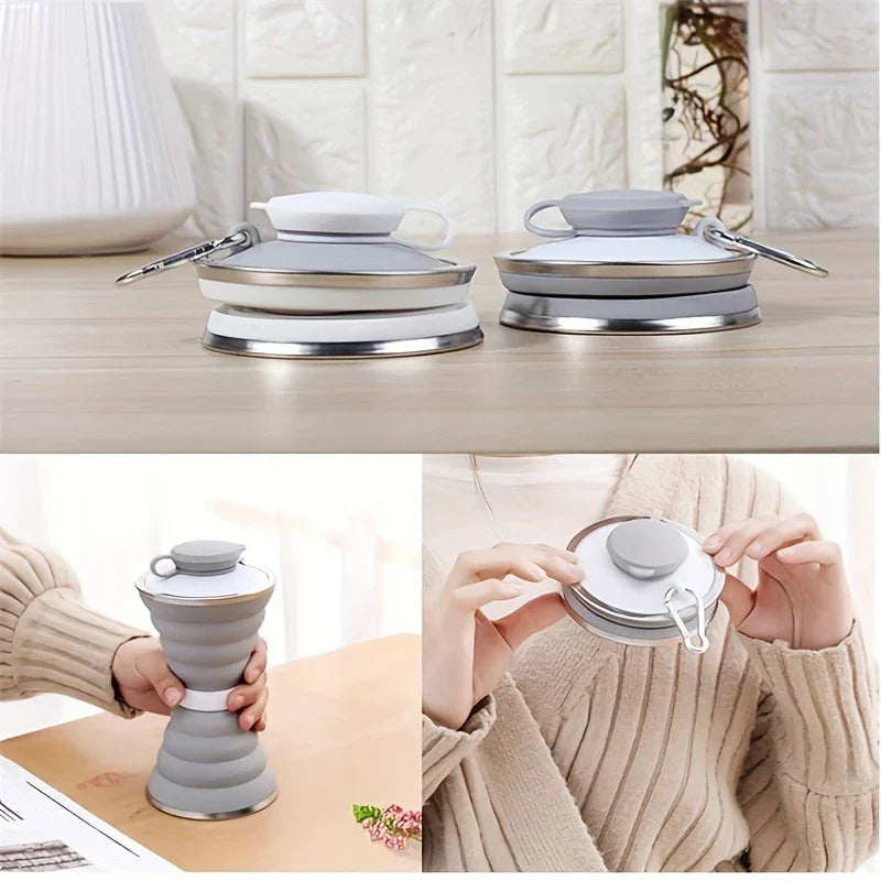 Collapsible Silicone Travel Water Bottle