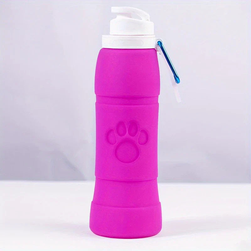 Collapsible Silicone Water Bottle Leakproof Travel New Home Goods