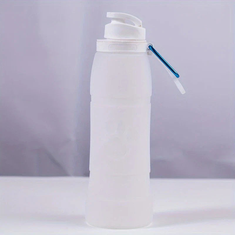 Collapsible Silicone Water Bottle Leakproof Travel