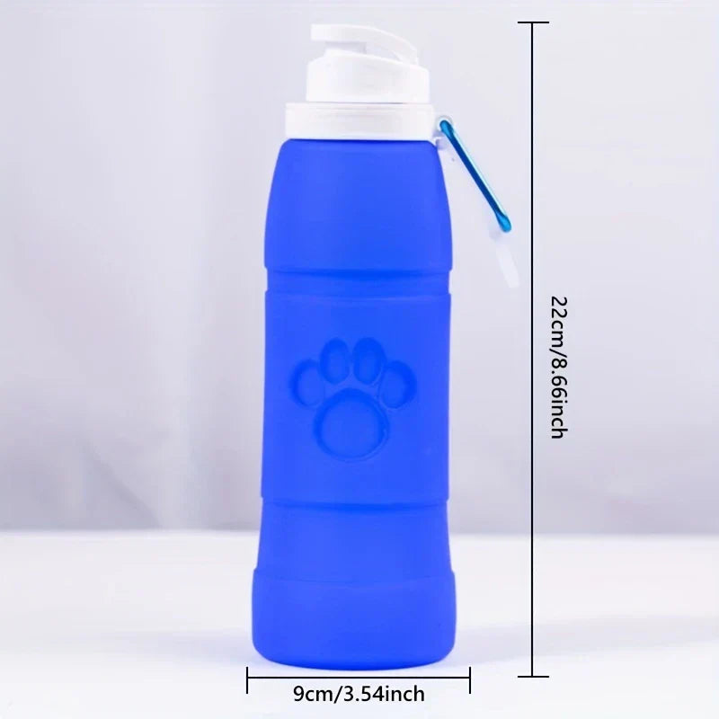 Collapsible Silicone Water Bottle Leakproof Travel