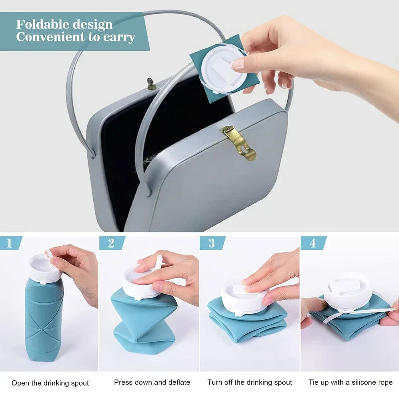 Collapsible Sports Water Bottle