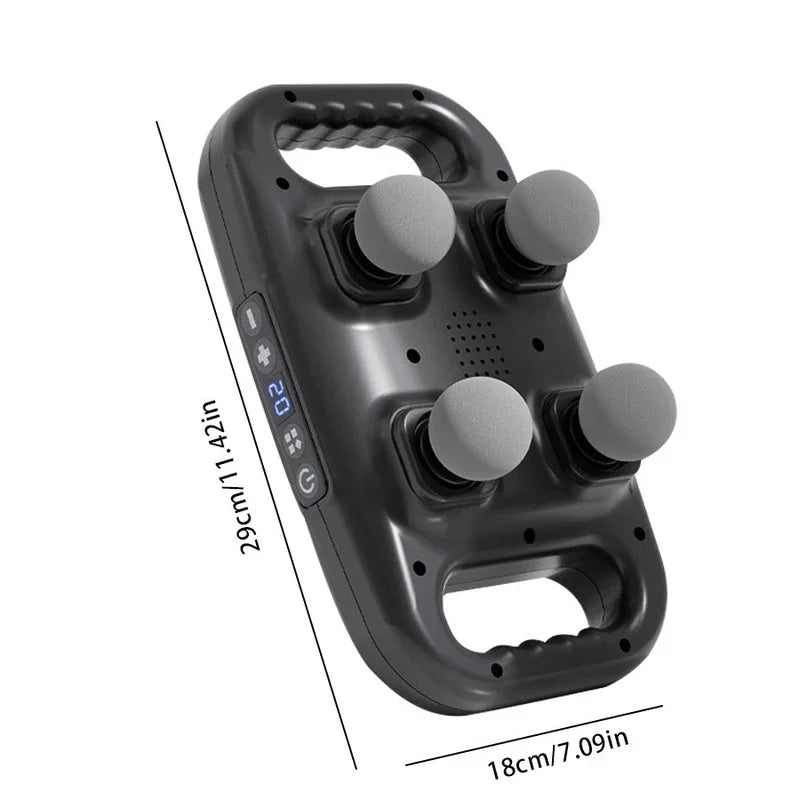 Compact 4-Attachment Muscle Massage Gun