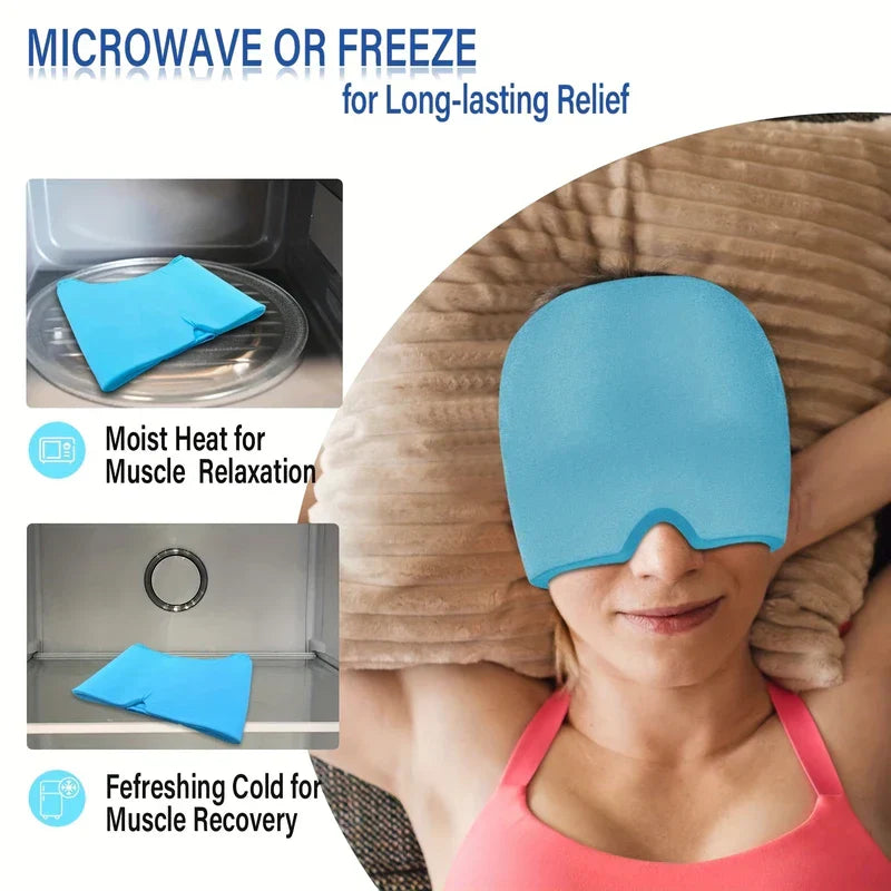 Cooling Gel Eye Mask for Puffiness Headaches