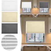 Cordless Cellular Shades - No Tools No Drill Honeycomb Blinds for Wind