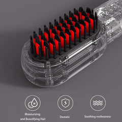 Cordless Hair Straightener Brush Comb