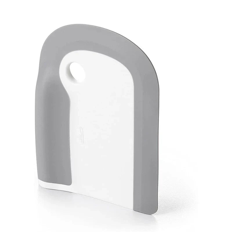 Countertop Dishwasher Machine - gray and white kitchen cleaning tool with hanging hole, front view on white background