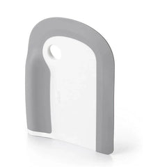Countertop Dishwasher Machine - gray and white kitchen cleaning tool with hanging hole, front view on white background