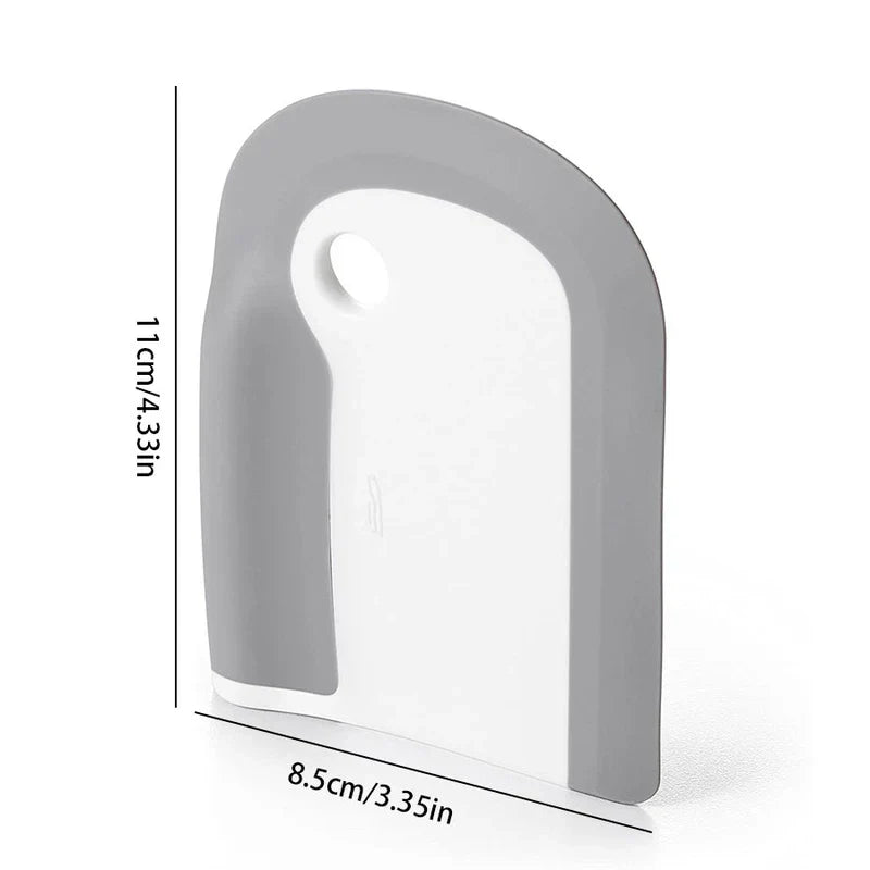 Countertop Dishwasher Machine - Gray and white kitchen scraper with height 11cm and width 8.5cm measurements