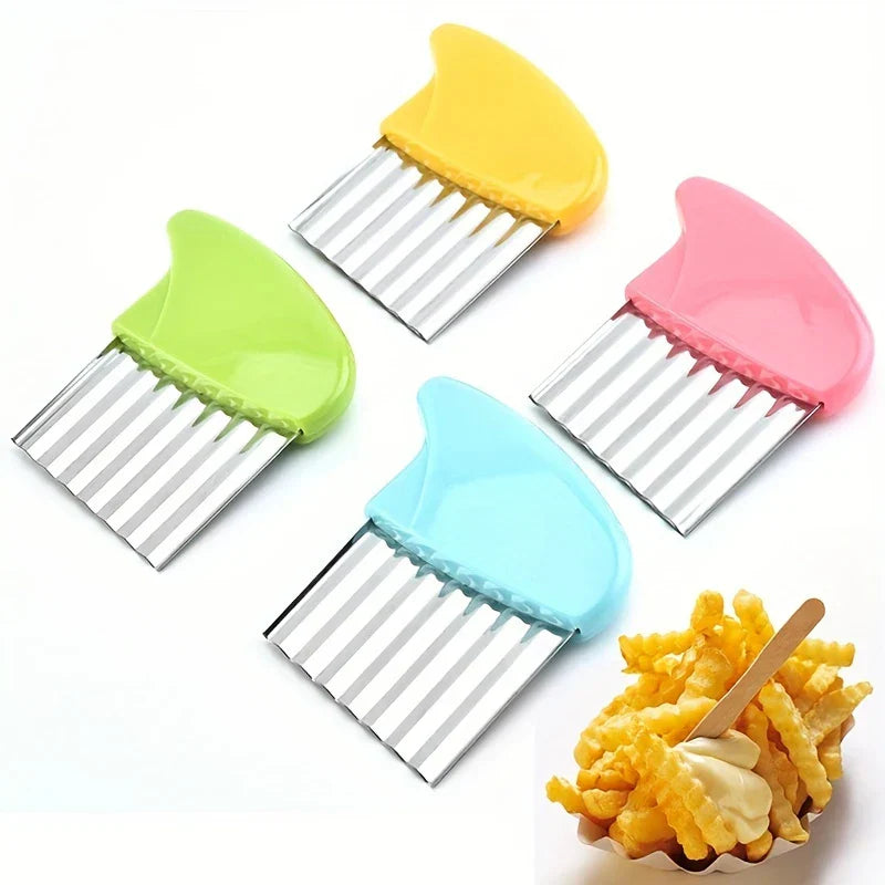 Crinkle Cut Wavy Potato Vegetable Slicer Knife