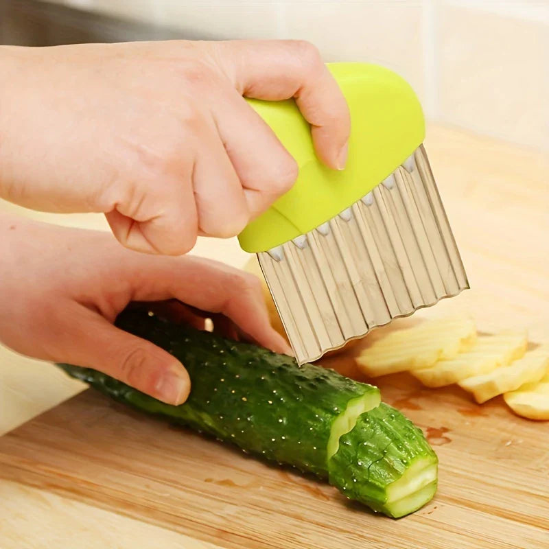 Crinkle Cut Wavy Potato Vegetable Slicer Knife