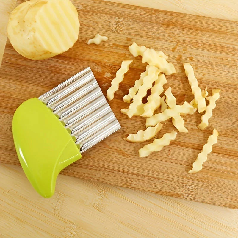 Crinkle Cut Wavy Potato Vegetable Slicer Knife
