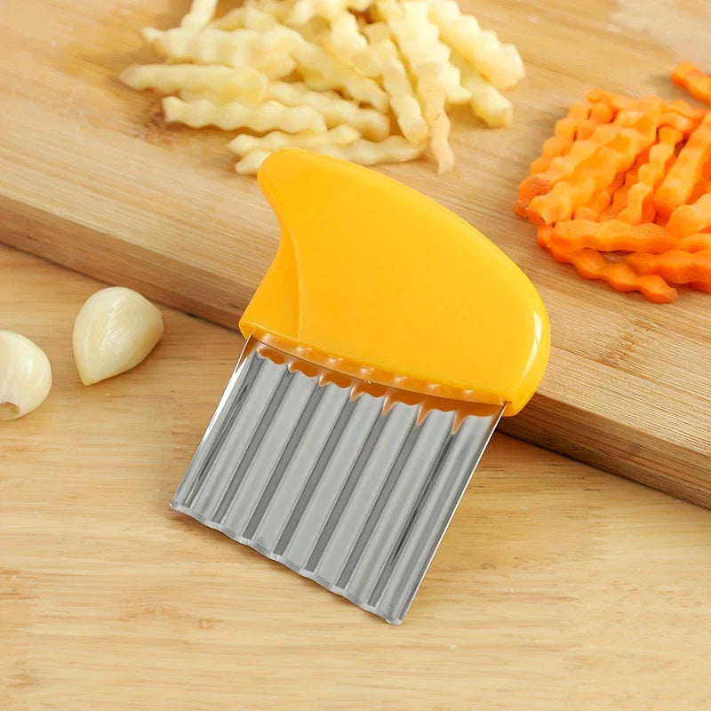 Crinkle Cut Wavy Potato Vegetable Slicer Knife