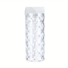 Crystal air humidifier night light on a nightstand