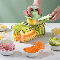 Crystal Glass Vegetable Chopper Slicer