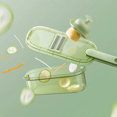 Crystal Glass Vegetable Chopper Slicer