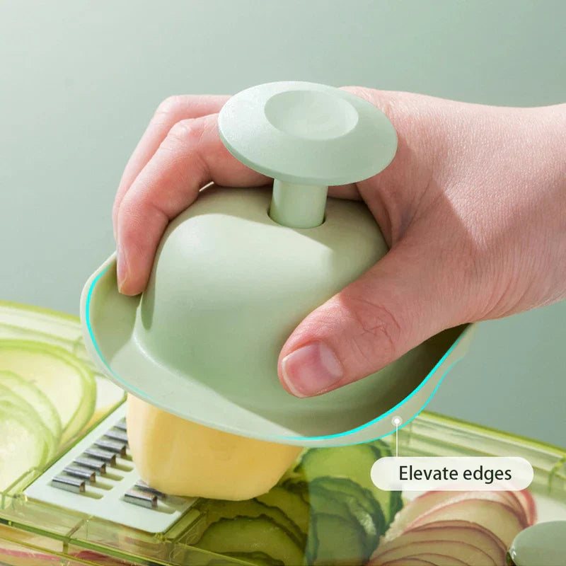 Crystal Glass Vegetable Chopper Slicer