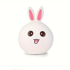Cute Bunny Silicone LED Pat Night Light USB
