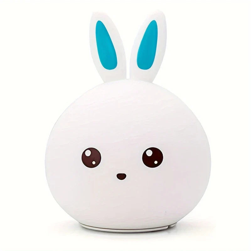 Cute Bunny Silicone LED Pat Night Light USB