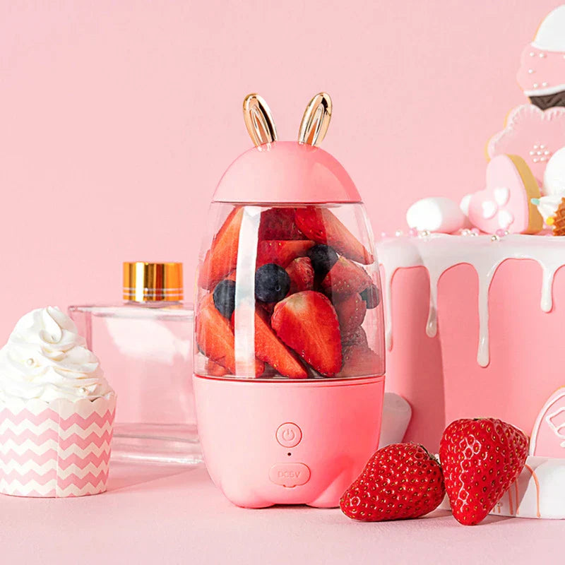 Cute Rabbit Design Drinking Tumbler