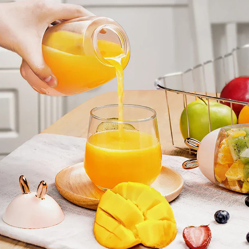 Cute Rabbit Design Drinking Tumbler