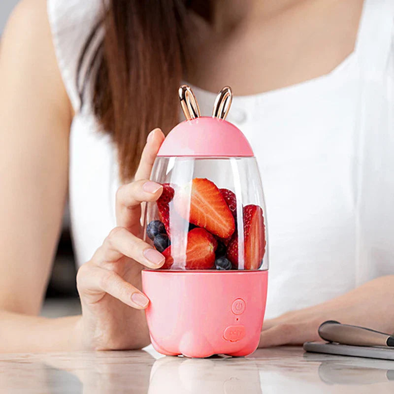 Cute Rabbit Design Drinking Tumbler