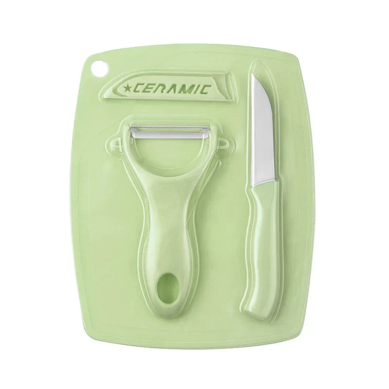 Cutting Board Set 3 Piece Kitchen Prep Tools