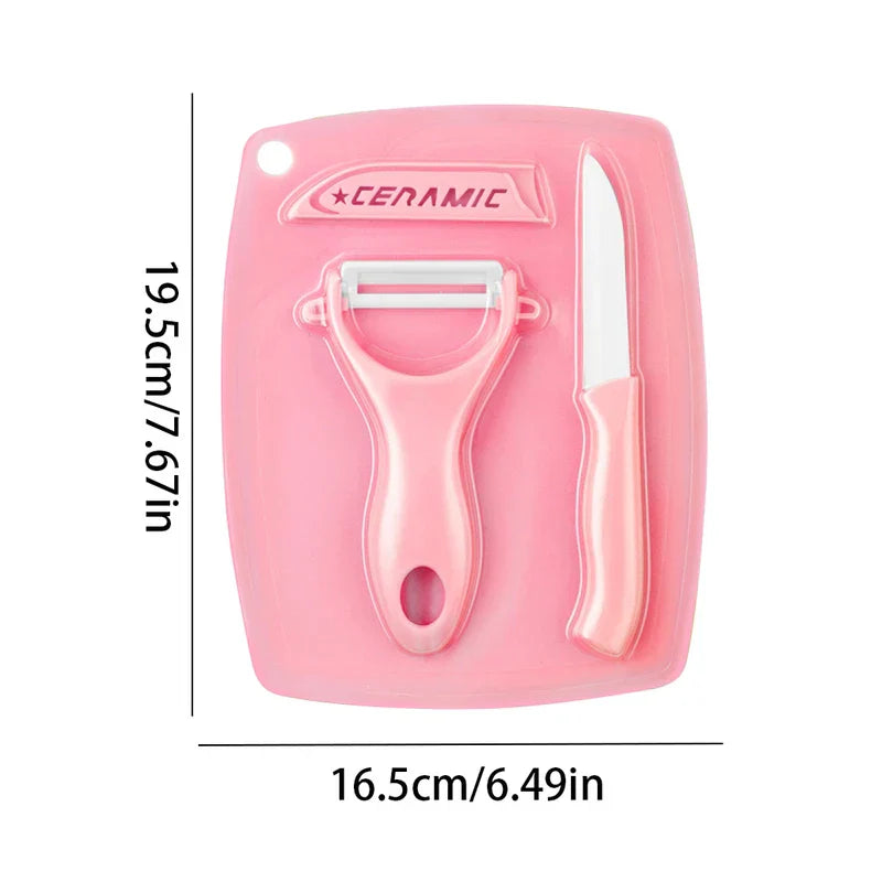 Cutting Board Set 3 Piece Kitchen Prep Tools