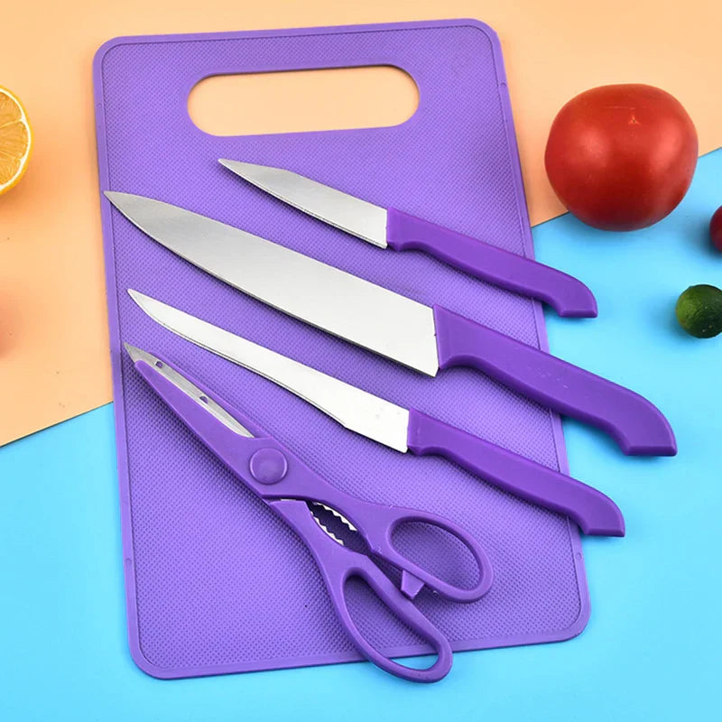 Cutting Board Set 5 Piece Kitchen Prep Tools