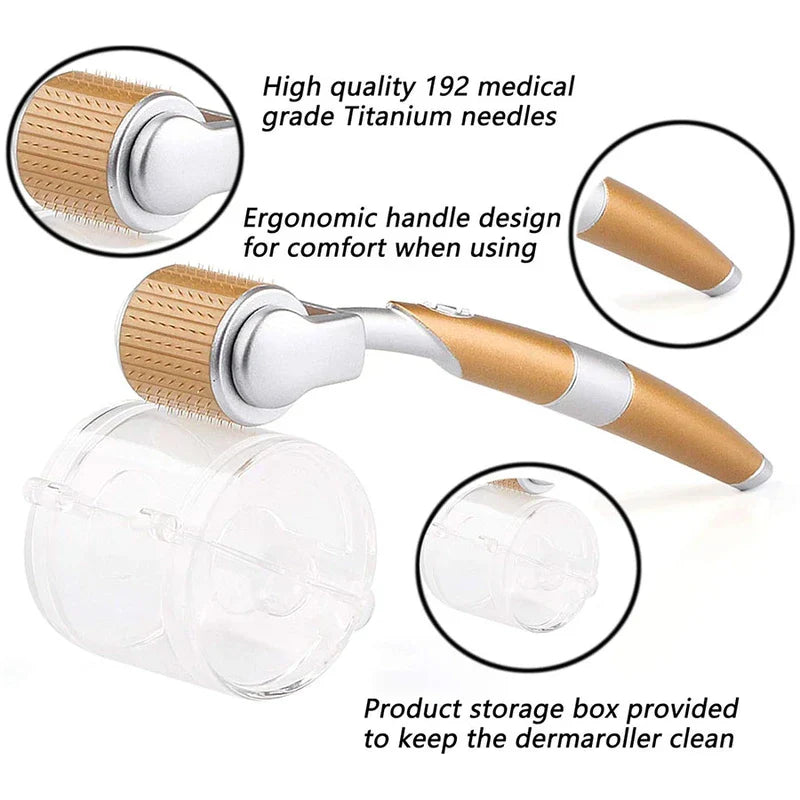 Derma Roller Micro Needle Skin Care Tool Titanium