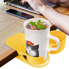 Desktop Clip-On Cup Holder