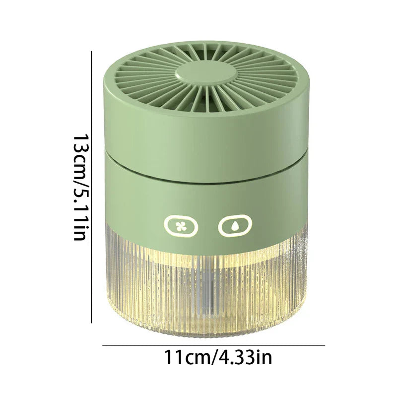 Desktop Misting Fan Humidifier Usb Portable