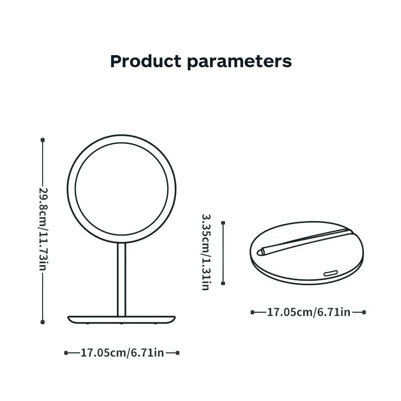 Desktop Vanity Makeup Organizer Tray