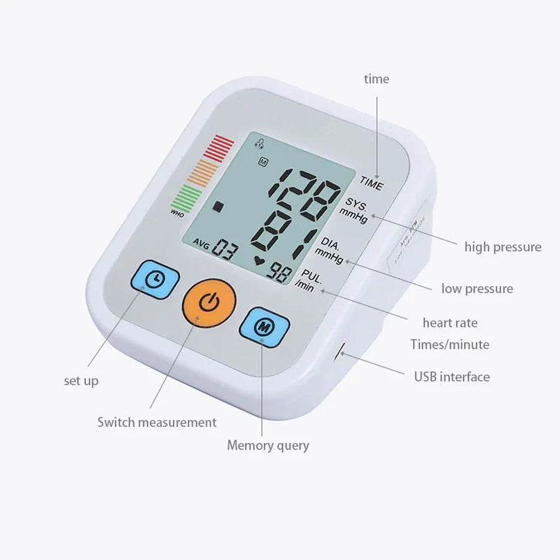 Digital Upper Arm Blood Pressure Monitor