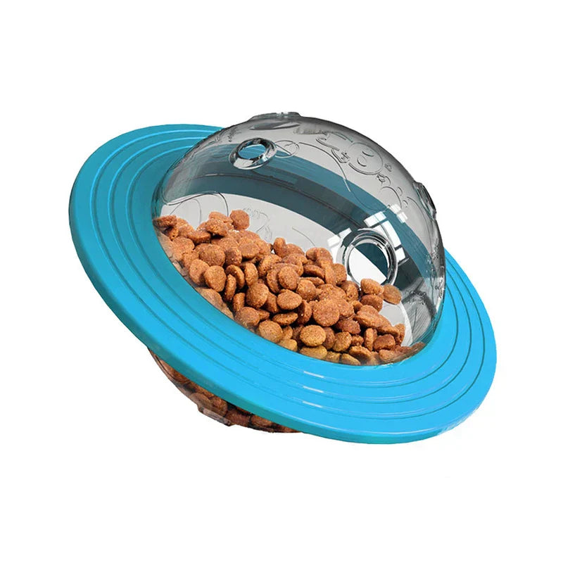 dog chew toy ball with planet design