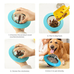 Dog Planet Themed Pet Chew Toy Ball