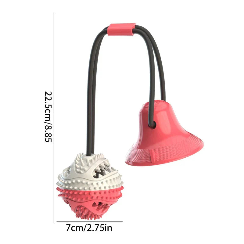 Dog Toy Chew Squeaky Interactive Puzzle Ball