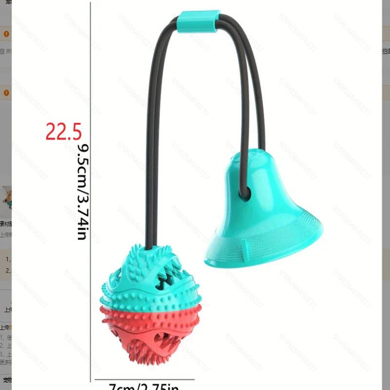 Dog Toy Chew Squeaky Interactive Puzzle Ball