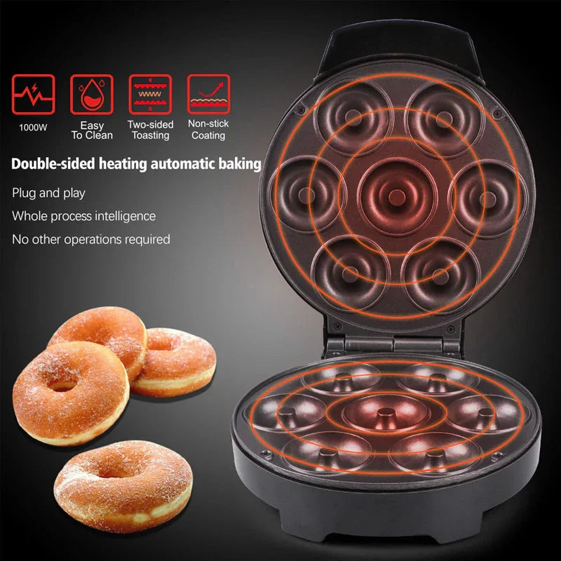 Electric mini donut maker machine in compact design