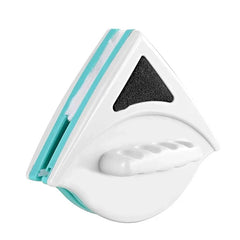 Double sided magnetic window cleaner on a window