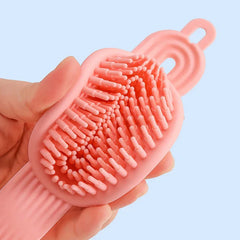 Double-Sided Silicone Body Scrubber Brush