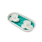 Double Bowl Slow Feeder Pet Dish Dog Cat