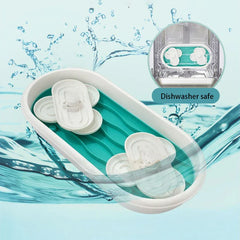 Double Bowl Slow Feeder Pet Dish Dog Cat