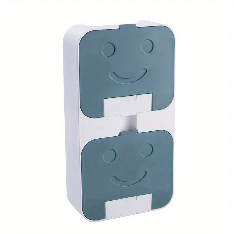 Double Layer Draining Soap Dish Holder Box