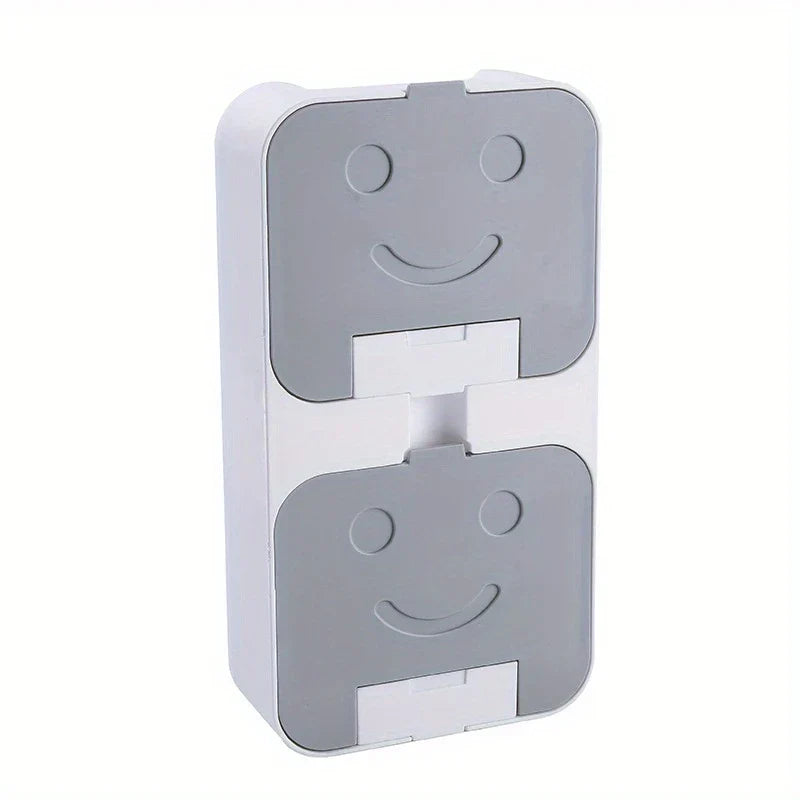 Double Layer Draining Soap Dish Holder Box